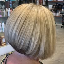 Blonde Layered Bob Haircut