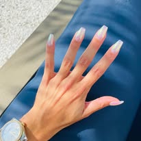 Natural Nude Pink Manicure